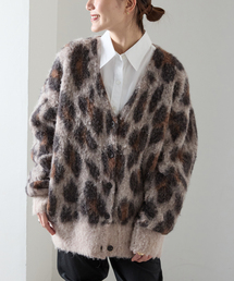 Raspail(ラスパイユ)Leopard pattern カーディガン RK-182