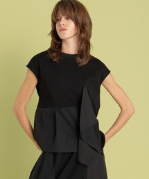 AULA AILA | タフタコンビネーションTシャツ(Tシャツ/カットソー)