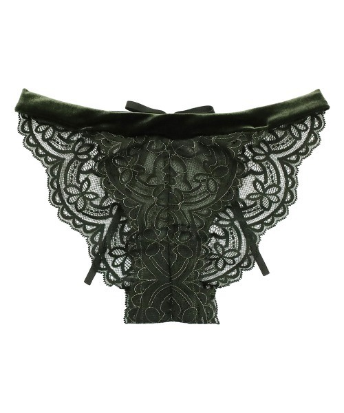 Velvet ベロア×レースバックデザインショーツ（ショーツ）｜ANNEBRA