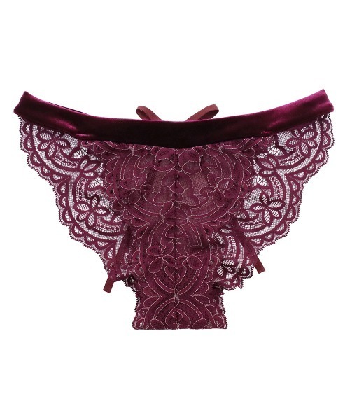 Velvet ベロア×レースバックデザインショーツ（ショーツ）｜ANNEBRA