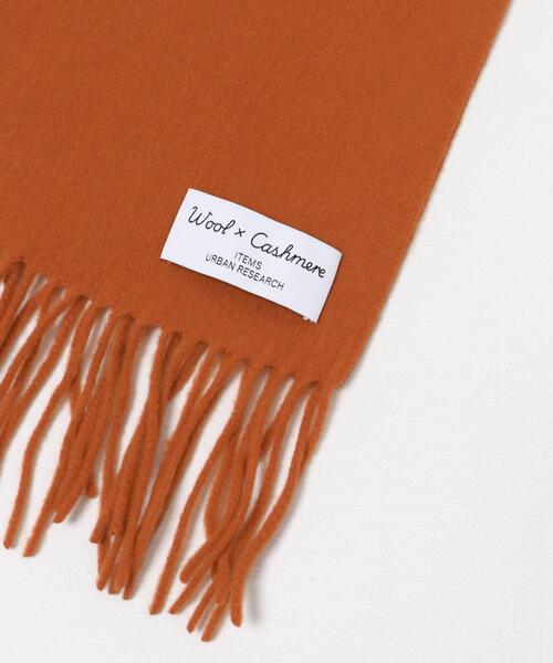 ITEMS URBANRESEARCH（アイテムズ アーバンリサーチ）の「ウール×カシミヤ マフラー（マフラー・メンズ・ブラック/オレンジ/ブラウン/その他1/その他2・-）」の6枚目の写真