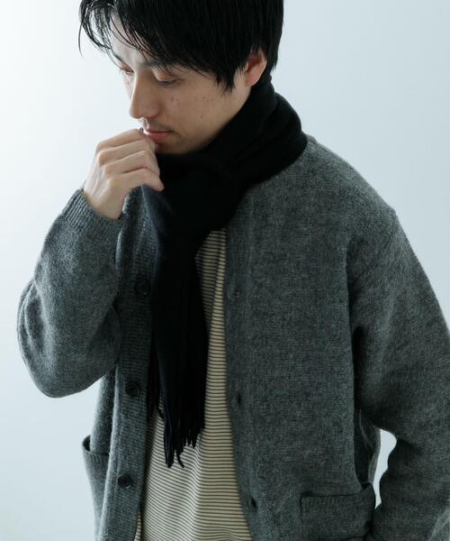ITEMS URBANRESEARCH（アイテムズ アーバンリサーチ）の「ウール×カシミヤ マフラー（マフラー・メンズ・ブラック/オレンジ/ブラウン/その他1/その他2・-）」の11枚目の写真
