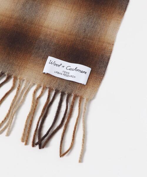ITEMS URBANRESEARCH（アイテムズ アーバンリサーチ）の「ウール×カシミヤ マフラー（マフラー・メンズ・ブラック/オレンジ/ブラウン/その他1/その他2・-）」の21枚目の写真