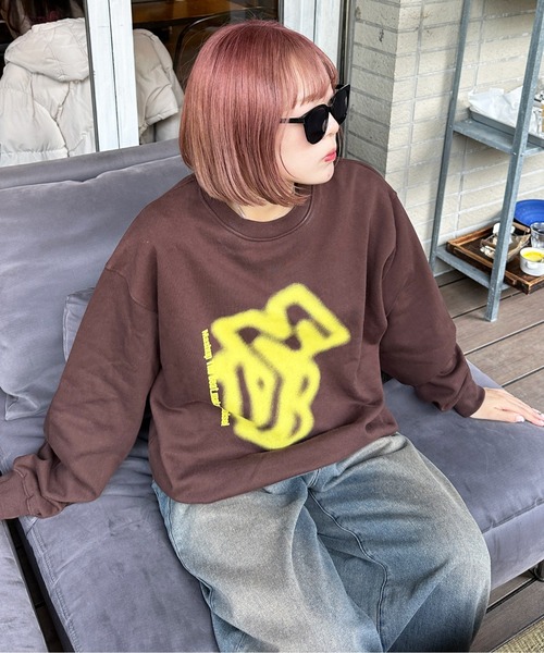 sedacle（セダクル）の「アソートロゴ裏起毛スウェット（スウェット・メンズ・ブラウン/グレー/ボルドー/グレー系その他/チャコールグレー/ネイビー・SMALL/MEDIUM/LARGE）」の4枚目の写真