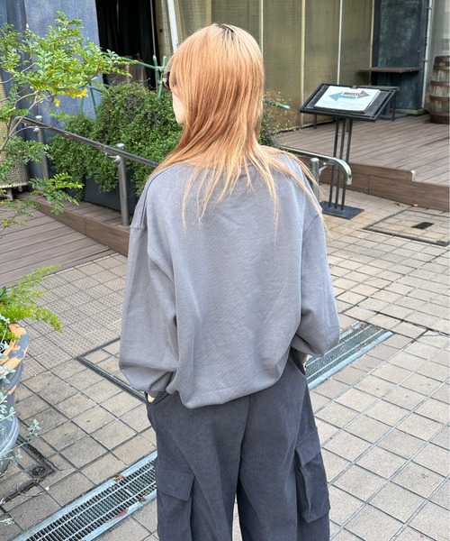 sedacle（セダクル）の「アソートロゴ裏起毛スウェット（スウェット・メンズ・ブラウン/グレー/ボルドー/グレー系その他/チャコールグレー/ネイビー・SMALL/MEDIUM/LARGE）」の9枚目の写真