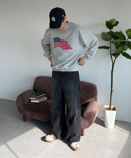 アソートロゴ裏起毛スウェット（スウェット）｜sedacle（セダクル）