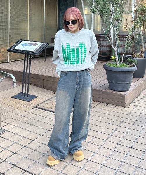 アソートロゴ裏起毛スウェット（スウェット）｜sedacle（セダクル）