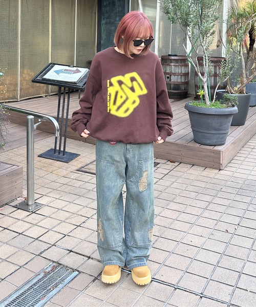 アソートロゴ裏起毛スウェット（スウェット）｜sedacle（セダクル）