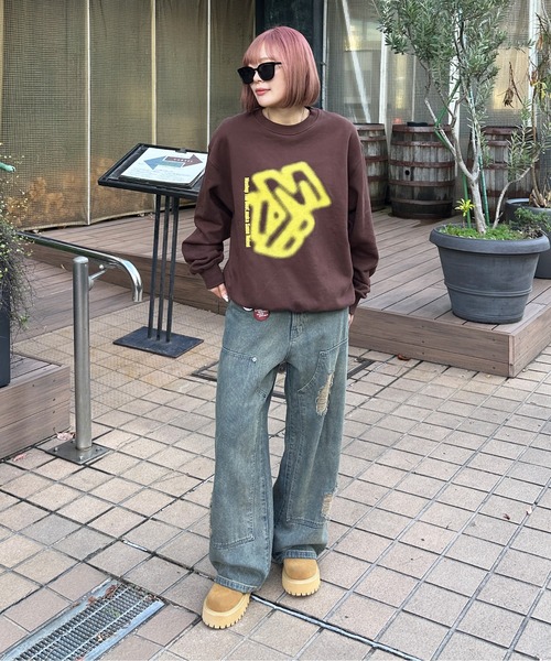 アソートロゴ裏起毛スウェット（スウェット）｜sedacle（セダクル）