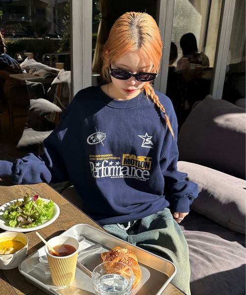 アソートロゴ裏起毛スウェット（スウェット）｜sedacle（セダクル）