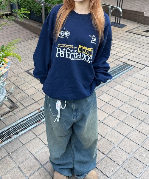 アソートロゴ裏起毛スウェット（スウェット）｜sedacle（セダクル）