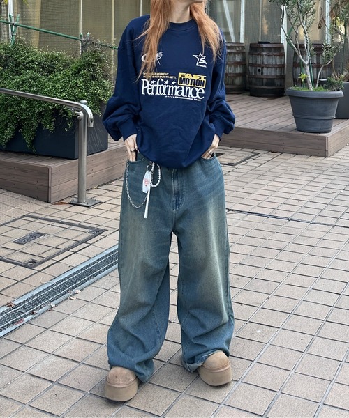 アソートロゴ裏起毛スウェット（スウェット）｜sedacle（セダクル）