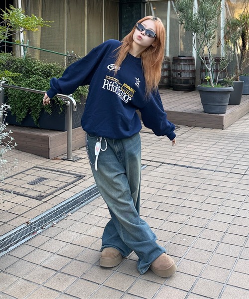 アソートロゴ裏起毛スウェット（スウェット）｜sedacle（セダクル）