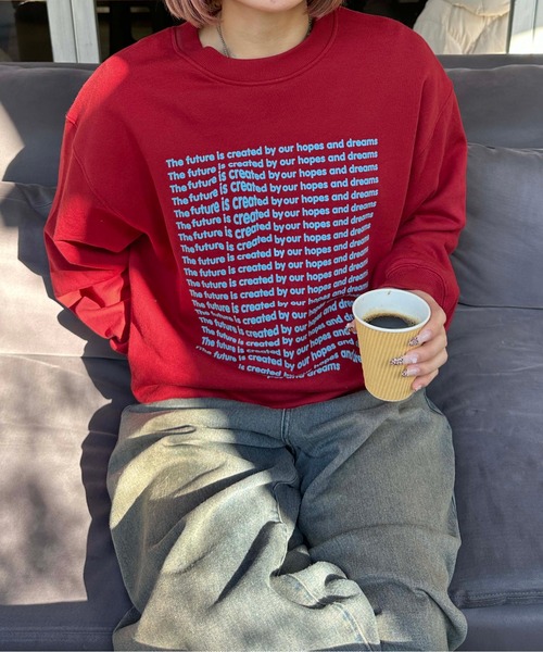 アソートロゴ裏起毛スウェット（スウェット）｜sedacle（セダクル）