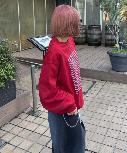 アソートロゴ裏起毛スウェット（スウェット）｜sedacle（セダクル）