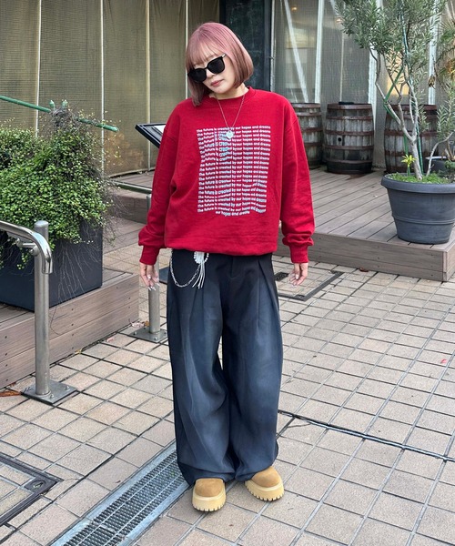 アソートロゴ裏起毛スウェット（スウェット）｜sedacle（セダクル）