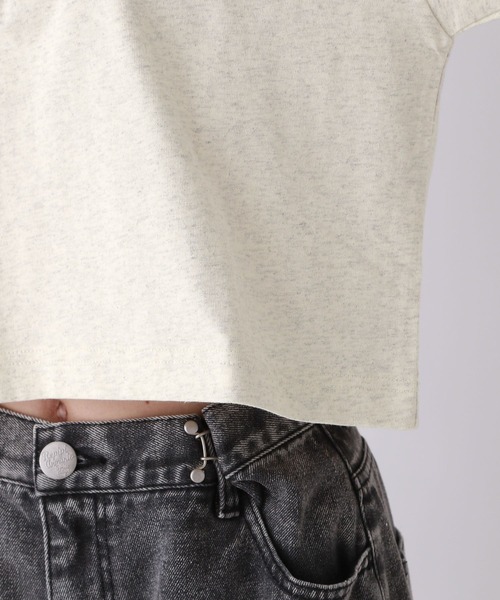 repipi armario(レピピ アルマリオ)の「【champion/チャンピオン×repipi】ロゴリンガーT(Tシャツ/カットソー・キッズ・グレー/ホワイト/ブルー・LARGE/SMALL/MEDIUM)」の16枚目の写真