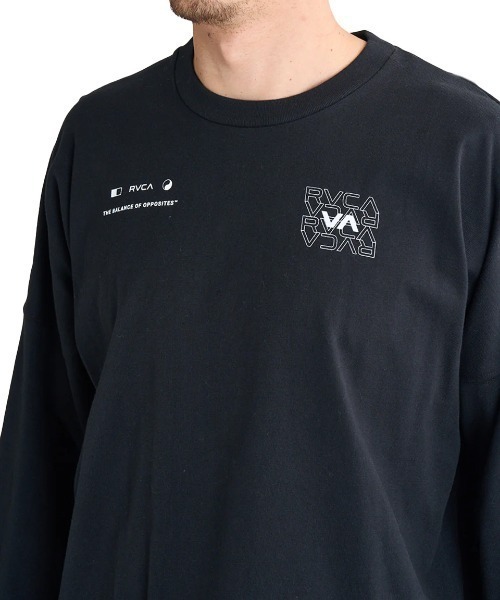RVCA（ルーカ）の「RVCA メンズ RADIATE LT ロンＴ/ルーカワイドシルエットバックプリント長袖ロンT（Tシャツ/カットソー・メンズ・ブラック/ホワイト/ライトグレー/ミント・SMALL/MEDIUM/LARGE/X-LARGE）」の10枚目の写真
