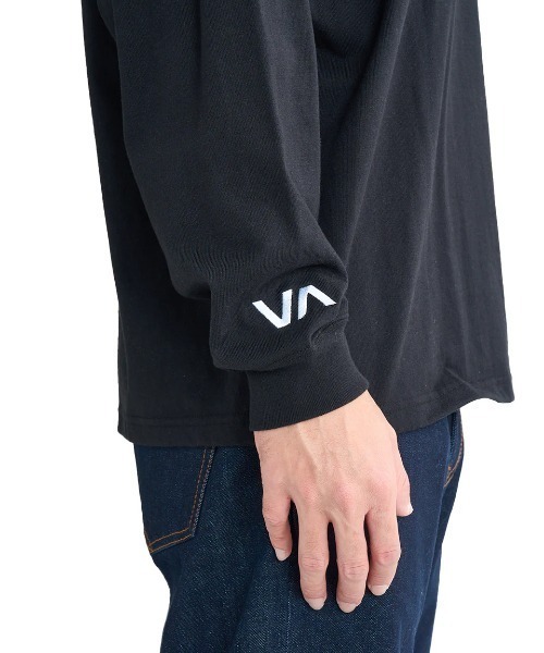 RVCA（ルーカ）の「RVCA メンズ RADIATE LT ロンＴ/ルーカワイドシルエットバックプリント長袖ロンT（Tシャツ/カットソー・メンズ・ブラック/ホワイト/ライトグレー/ミント・SMALL/MEDIUM/LARGE/X-LARGE）」の12枚目の写真