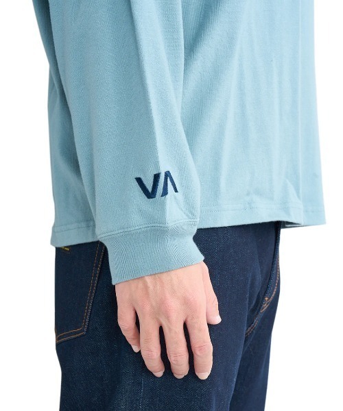 RVCA（ルーカ）の「RVCA メンズ RADIATE LT ロンＴ/ルーカワイドシルエットバックプリント長袖ロンT（Tシャツ/カットソー・メンズ・ブラック/ホワイト/ライトグレー/ミント・SMALL/MEDIUM/LARGE/X-LARGE）」の20枚目の写真