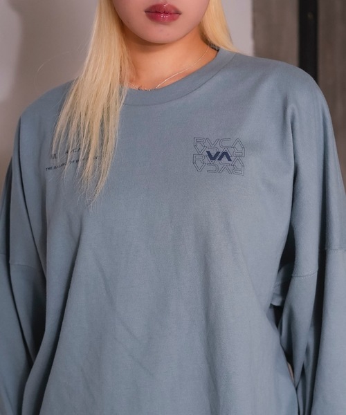 RVCA（ルーカ）の「RVCA メンズ RADIATE LT ロンＴ/ルーカワイドシルエットバックプリント長袖ロンT（Tシャツ/カットソー・メンズ・ブラック/ホワイト/ライトグレー/ミント・SMALL/MEDIUM/LARGE/X-LARGE）」の22枚目の写真