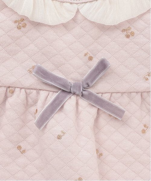 petit main(プティマイン)の「キラキラチェリーキルトパジャマ(ルームウェア/パジャマ・キッズ・ライトピンク/アイボリー・90cm/120cm/110cm/130cm/80cm/100cm)」の7枚目の写真