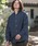 CAMBIO�i�J���r�I�j�́ums5957-Herringbone Stripe Jacquard Denim Band Collar Skipper Shirts �f�j���V���c�i�V���c/�u���E�X�j�v�b�l�C�r�[