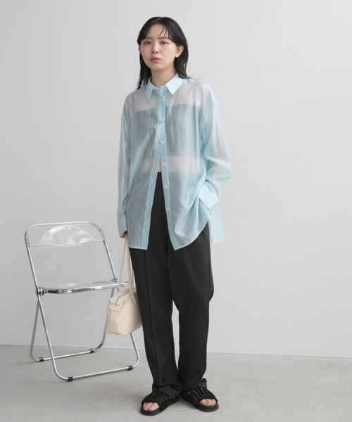 Aunt Marie's(アントマリーズ)の「ポンチイージースリムスラックスパンツ【サイズ展開あり】(その他パンツ・レディース・ネイビー/ブラック・MT/FREE)」の9枚目の写真