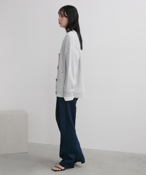 Aunt Marie's(アントマリーズ)の「ポンチイージースリムスラックスパンツ【サイズ展開あり】(その他パンツ・レディース・ネイビー/ブラック・MT/FREE)」の22枚目の写真