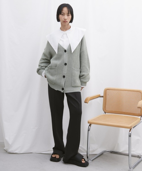 Aunt Marie's(アントマリーズ)の「ポンチイージースリムスラックスパンツ【サイズ展開あり】(その他パンツ・レディース・ネイビー/ブラック・MT/FREE)」の14枚目の写真