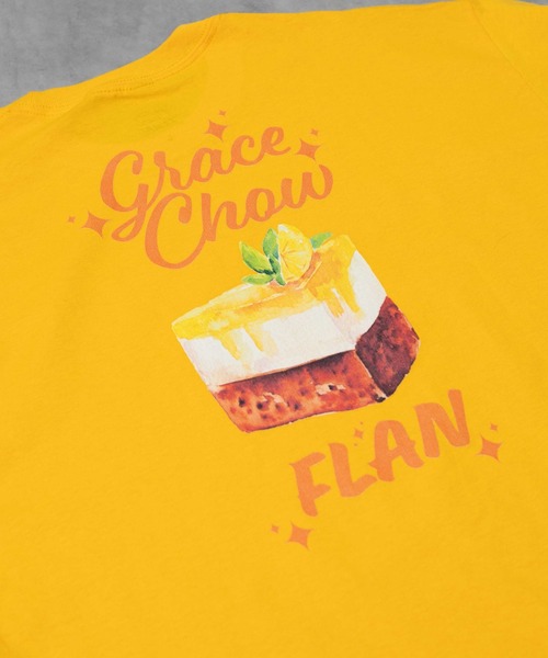 INNOCENT(イノセント)の「『GRACE CHOW FLAN』 L/S プリントTシャツ(Tシャツ/カットソー・レディース・オレンジ/グリーン・X-LARGE/LARGE)」の9枚目の写真
