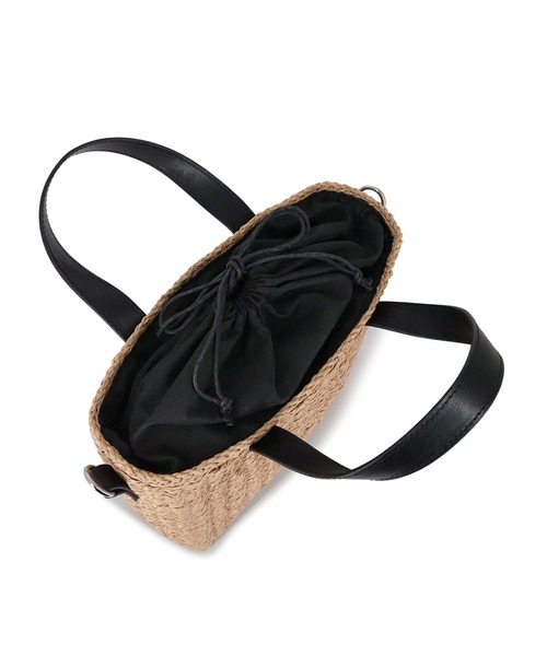 MURUA(ムルーア) 2WAYミニトートバッグ MR-B1341 かごバッグ（トート