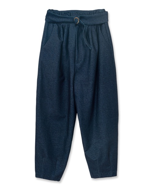 LA MARINE FRANCAISE（マリン フランセーズ）の「ジャージーデニムバレルパンツ（その他パンツ・レディース・ブラック/ネイビー・1/0）」の7枚目の写真