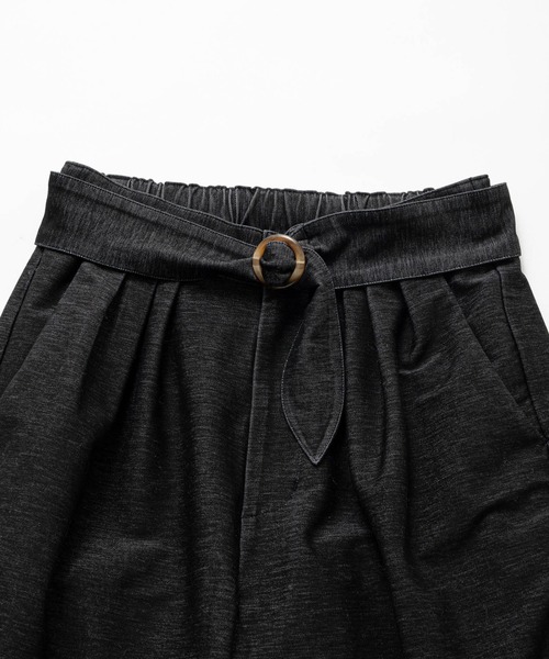 LA MARINE FRANCAISE（マリン フランセーズ）の「ジャージーデニムバレルパンツ（その他パンツ・レディース・ブラック/ネイビー・1/0）」の9枚目の写真