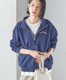 LOGAN knitting mills（ローガンニッティングミルズ）の「【SHIPS別注】LOGAN KNITTING MILLS: ハーフ ジップ プルオーバー（スウェット）」