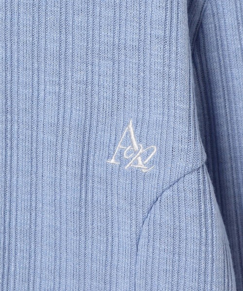 GLOBAL WORK（グローバルワーク）の「ダブルZIPクロップド長袖/AND YUA ANY/251530（Tシャツ/カットソー・キッズ・ブラック/ブルー・MEDIUM/SMALL）」の8枚目の写真