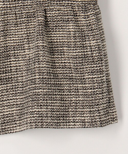 MICO COULIER(ミコクリエ)の「《オケージョン対応》ドライスピン杢ツィード/バスケットラメツィードベスト(ノーカラージャケット・レディース・ネイビー/ブラック系その他・38)」の13枚目の写真