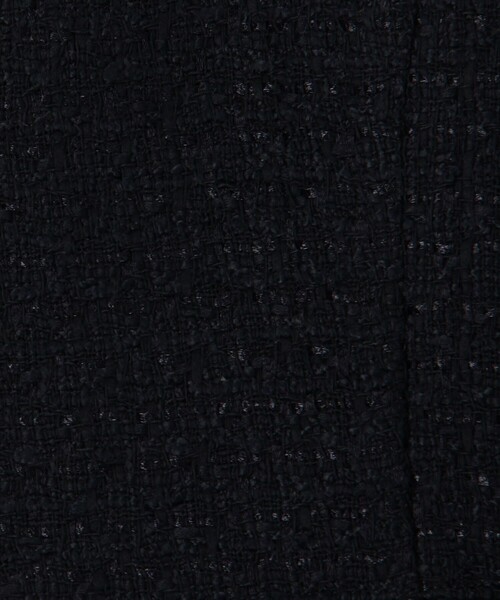 MICO COULIER(ミコクリエ)の「《オケージョン対応》ドライスピン杢ツィード/バスケットラメツィードベスト(ノーカラージャケット・レディース・ネイビー/ブラック系その他・38)」の17枚目の写真