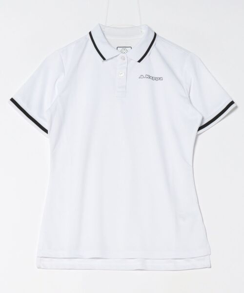Kappa（カッパ）の「ワンポイント半袖ポロシャツ（ポロシャツ・レディース・ブラック/ネイビー/ホワイト・MEDIUM/LARGE/X-LARGE）」の20枚目の写真