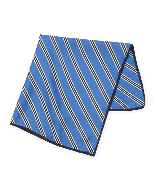 TOMORROWLAND (トゥモローランド)の「REGAGLIA シルク スカーフ(バンダナ/スカーフ・メンズ・ネイビー/ブルー系その他2・FREE)」の2枚目の写真