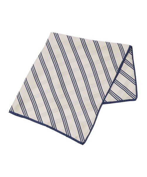 TOMORROWLAND (トゥモローランド)の「REGAGLIA シルク スカーフ(バンダナ/スカーフ・メンズ・ネイビー/ブルー系その他2・FREE)」の3枚目の写真