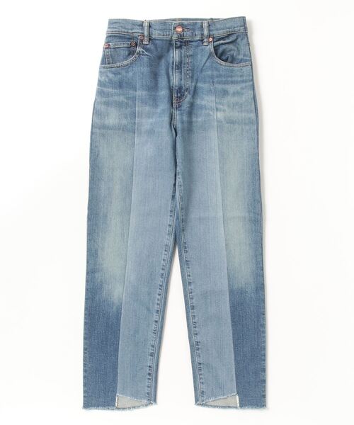 AUTHEN(オーセン)の「(AUTHEN)CIRCULAR DENIM TAPERED LEG - REBUILD(デニムパンツ・レディース・ブルー・25inch/27inch)」の1枚目の写真