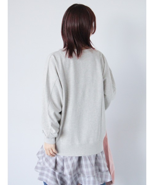 ehka sopo（エヘカソポ）の「【魔法の天使クリィミーマミ】プリントスウェット（ニット/セーター・レディース・キナリ/チャコールグレー/サックスブルー・F）」の18枚目の写真