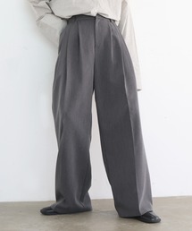 hellam（へラム）の「ワイドタックパンツ（スラックス）」