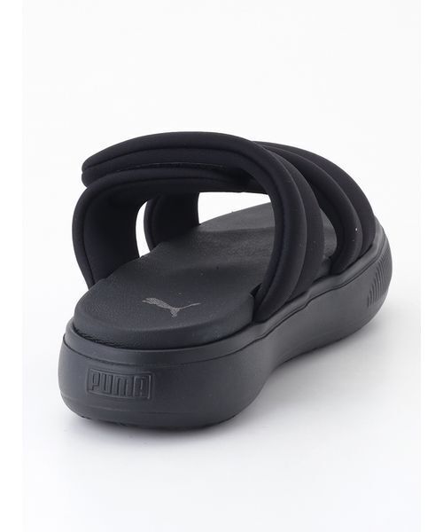 PUMA(プーマ)の「【PUMA】399450-02 MAYU PUFFY SLIDES(サンダル・レディース・ブラック・25cm/24cm/23cm/22cm)」の3枚目の写真