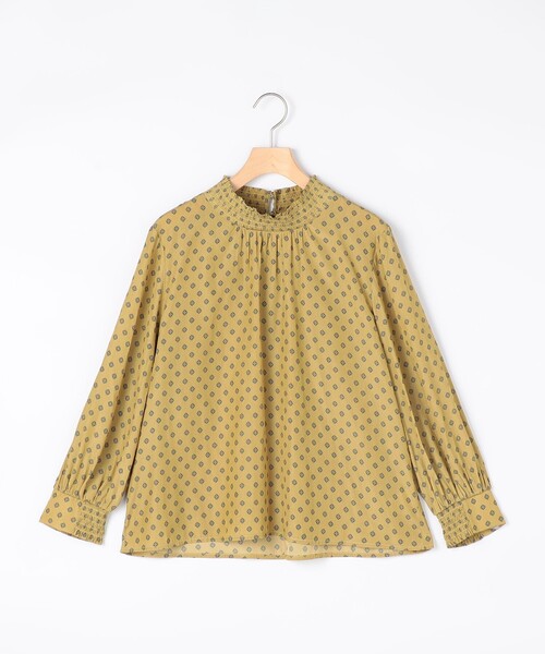 MICO COULIER(ミコクリエ)の「フラワープロバンスプリントブラウス(シャツ/ブラウス・レディース・ホワイト系その他/イエロー系その他/ブルー系その他・38)」の1枚目の写真