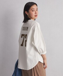 green label relaxing | ＜at ease＞ナンバープリント Tシャツ(Tシャツ/カットソー)