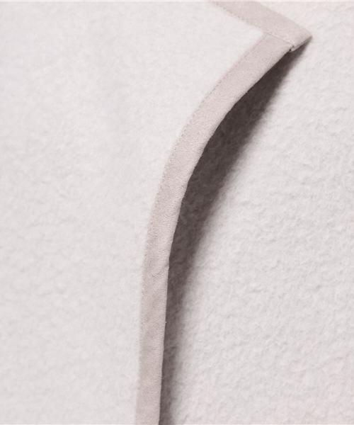 Whim Gazette（ウィムガゼット）の「アンゴラウールノーカラーラップ