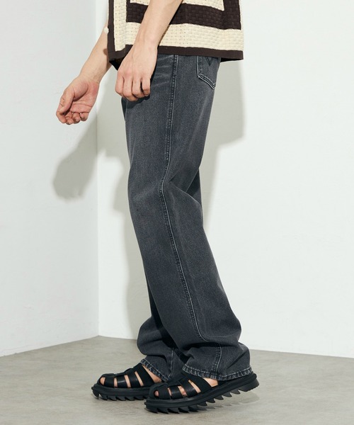 Wrangler（ラングラー）の「Wrangler/ラングラー【US ORIGINAL】13MWZ ストレートジーンズ /ストレートデニムパンツ（デニムパンツ・メンズ・ブラック系その他/ブルー・34/32/30/28/36）」の4枚目の写真