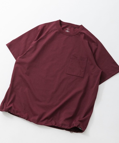 EKAL(エカル)の「『吸水速乾/UVカット』DRY OUT BALLOON FIT T-SHIRTS(Tシャツ/カットソー・メンズ・ブラック/ネイビー/グレー/ホワイト/パープル系その他/ブラウン・LARGE/MEDIUM)」の1枚目の写真